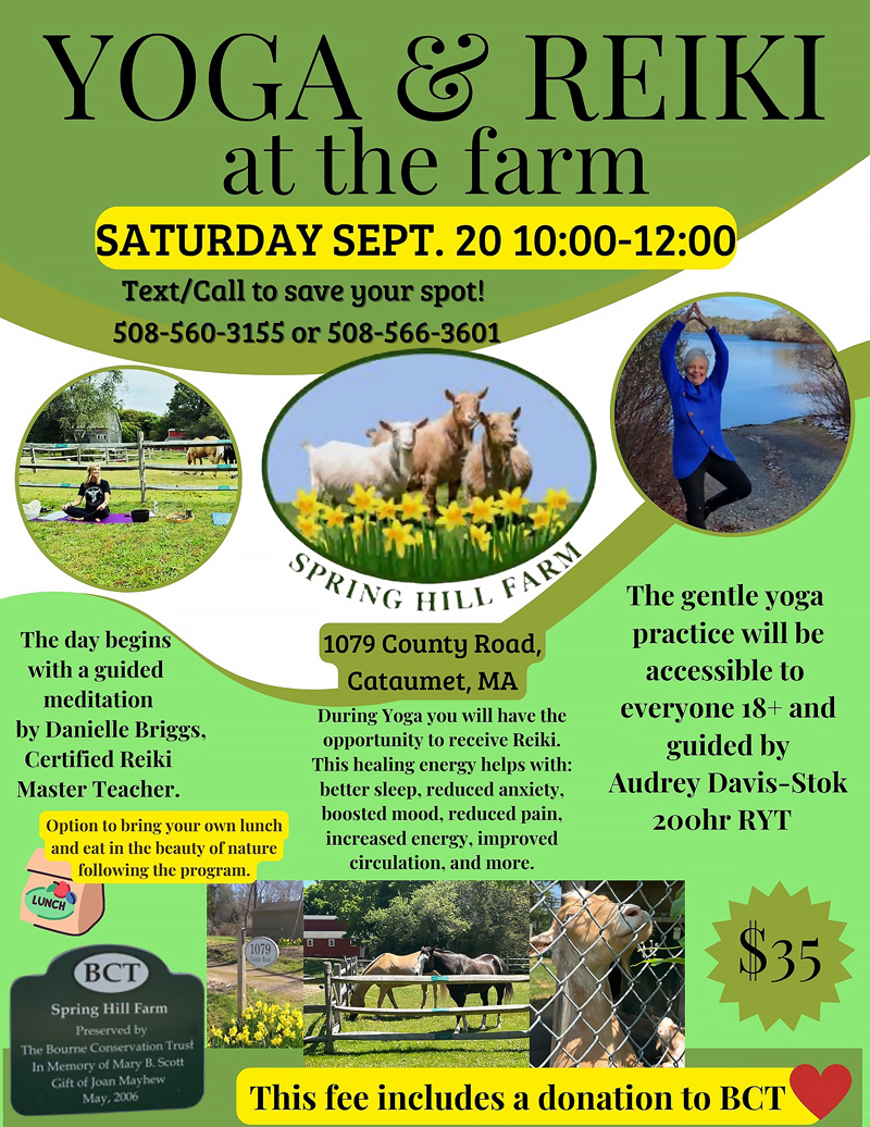 YOGA & REIKI at the farm!
